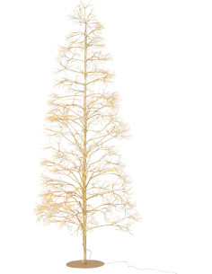 Grand Arbre lumineux déco XL Hauteur 210 cm en Métal Doré Treelio - 1