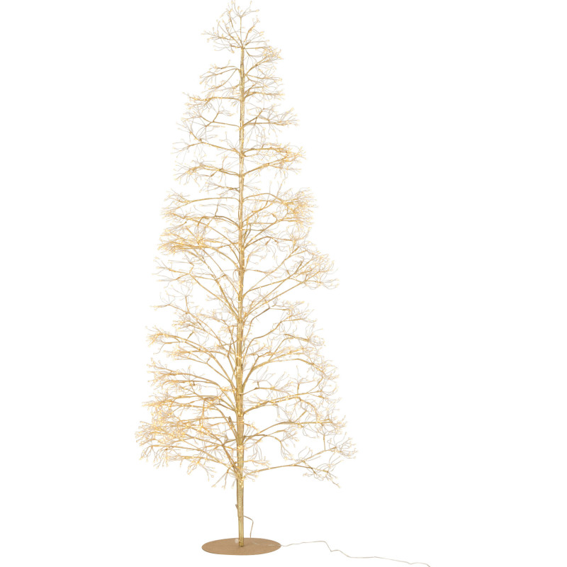 Grand Arbre lumineux déco XL Hauteur 210 cm en Métal Doré Treelio - 1
