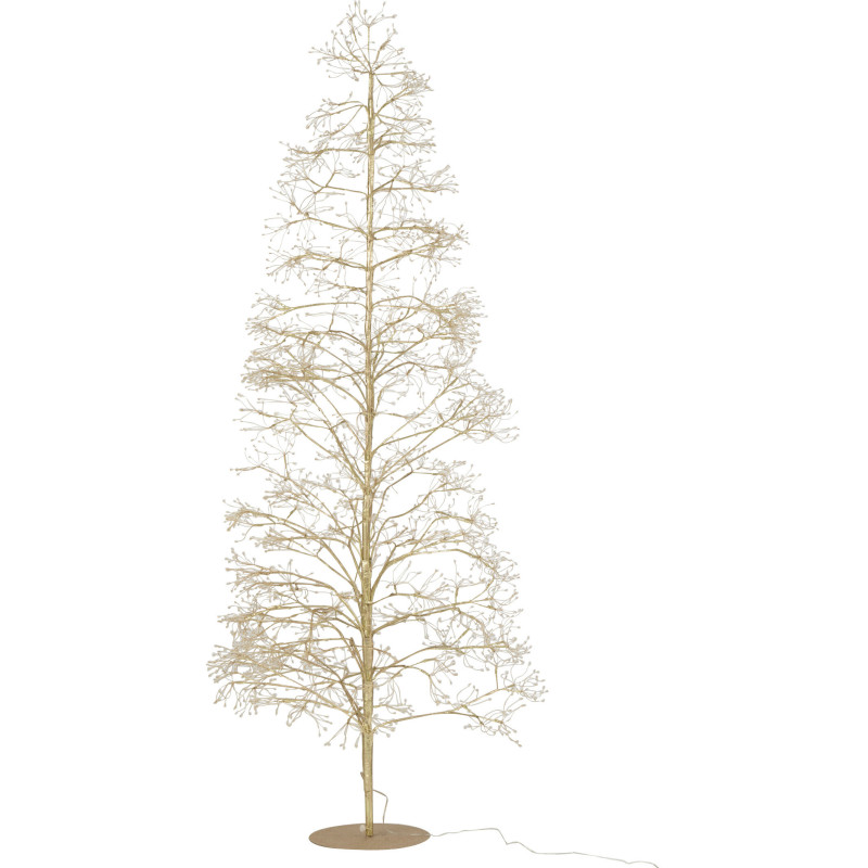 Grand Arbre lumineux déco XL Hauteur 210 cm en Métal Doré Treelio - 2