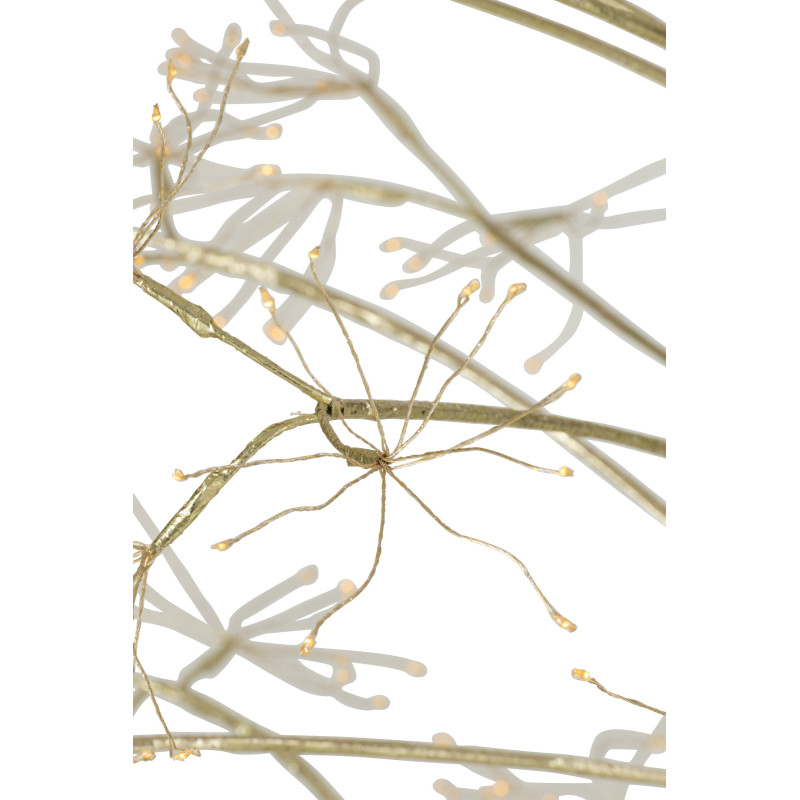 Grand Arbre lumineux déco XL Hauteur 210 cm en Métal Doré Treelio - 4