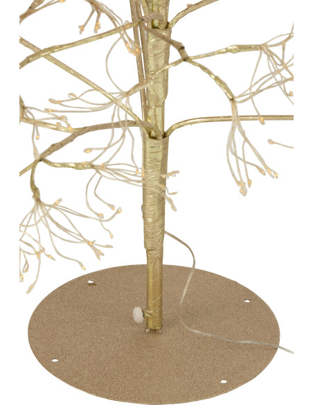 Grand Arbre lumineux déco XL Hauteur 210 cm en Métal Doré Treelio - 5
