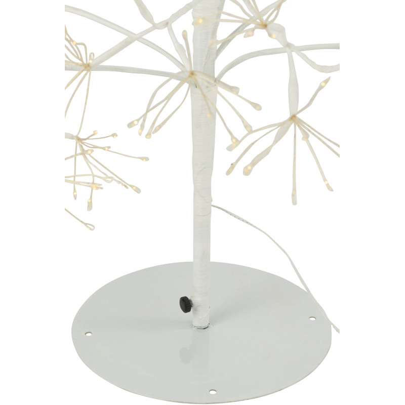Grand Arbre lumineux déco XL Hauteur 210 cm en Métal Blanc Treelio - 4