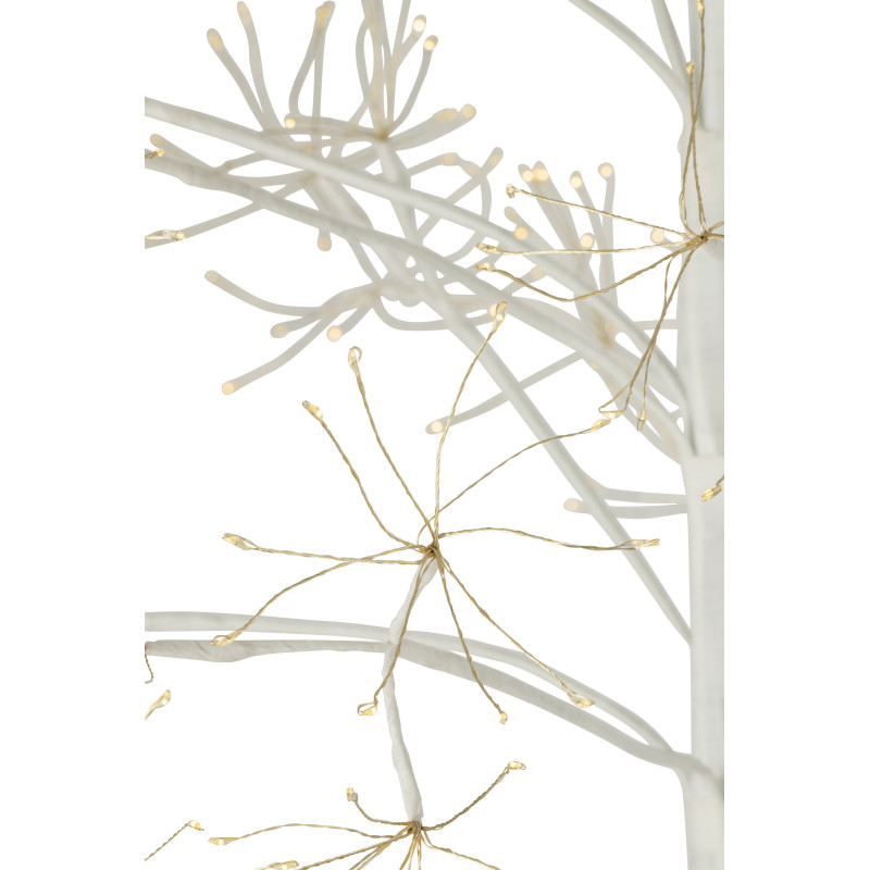 Grand Arbre lumineux déco XL Hauteur 210 cm en Métal Blanc Treelio - 5