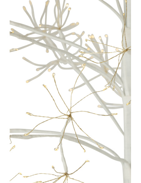 Grand Arbre lumineux déco XL Hauteur 210 cm en Métal Blanc Treelio - 5