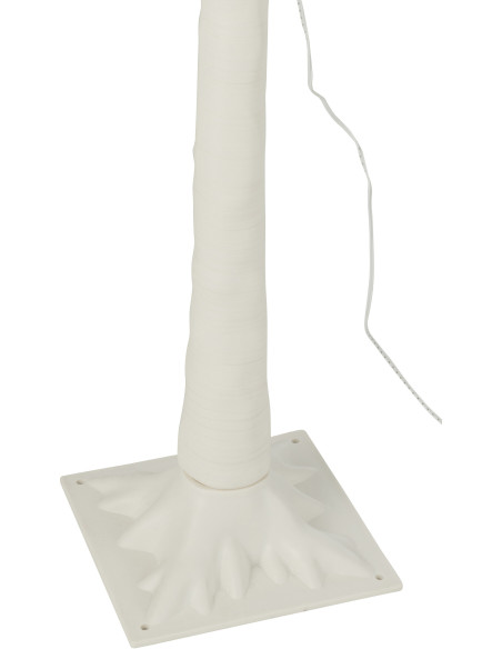 Grand Arbre lumineux déco Hauteur 180 cm en Métal Blanc Leavno - 5