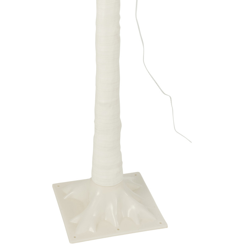 Grand Arbre lumineux déco XL Hauteur 210 cm en Métal Blanc Leavno - 5