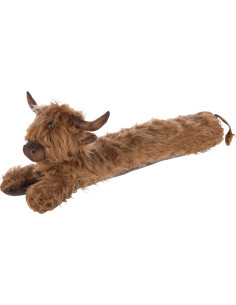 Boudin de porte original Yack Poils longs 80 cm en Tissu Marron Furasko J-Line - 1