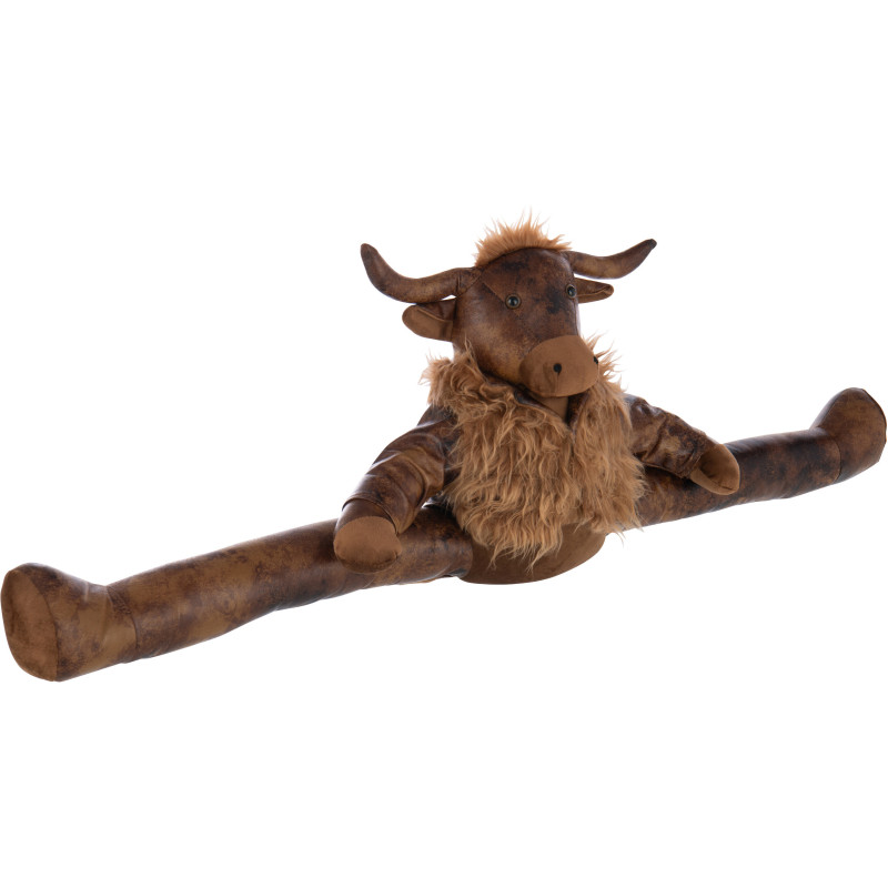 Boudin de porte original Yack Grand écart 90 cm en Tissu Marron Furasko - 2