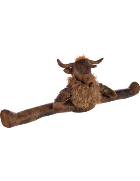 Boudin de porte original Yack Grand écart 90 cm en Tissu Marron Furasko - 2