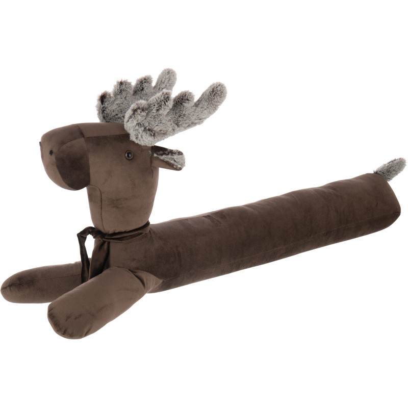 Boudin de porte original Rennes 80 cm en Tissu Marron Vulfio - 1