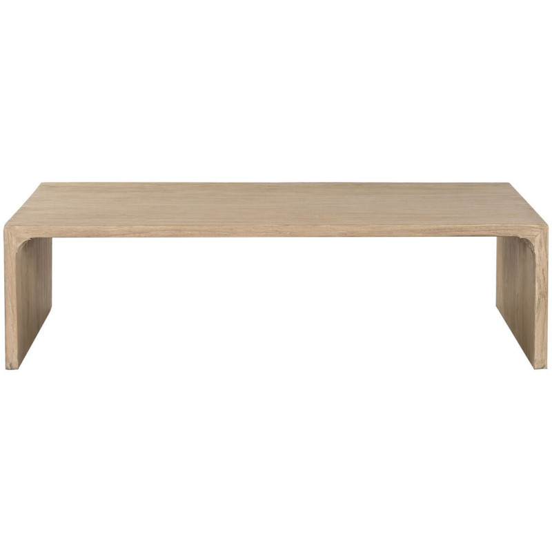 Grande Table basse moderne Rectangulaire 160 cm Naturel Rulian - 2