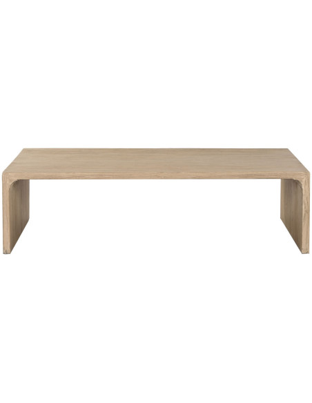 Grande Table basse moderne Rectangulaire 160 cm Naturel Rulian - 2