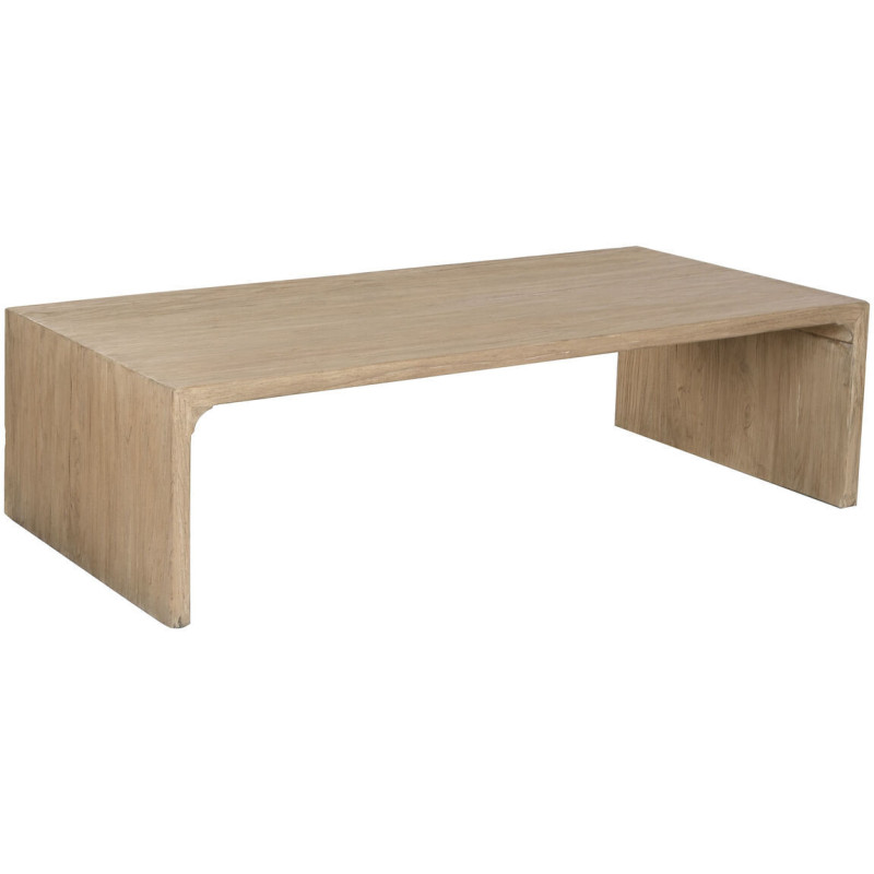 Grande Table basse moderne Rectangulaire 160 cm Naturel Rulian - 1