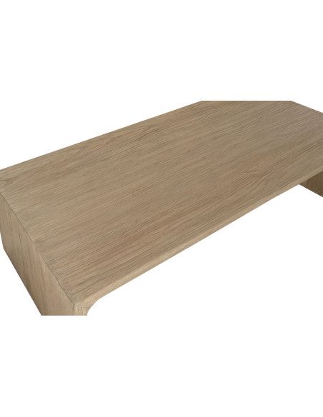 Grande Table basse moderne Rectangulaire 160 cm Naturel Rulian - 3