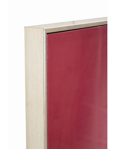 Toile murale peinte Femme spa Enjoy 82x82 avec cadre argenté Luxury 