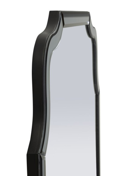 Grand Miroir mural oriental chic Rectangulaire 60x150 Bois MDF Gris Istanbul 