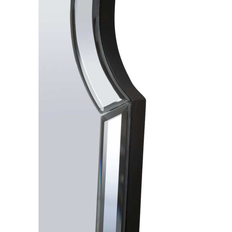 Grand Miroir mural oriental chic Rectangulaire 60x150 Bois MDF Gris Istanbul 