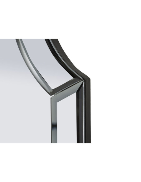 Grand Miroir mural oriental chic Rectangulaire 60x150 Bois MDF Gris Istanbul 