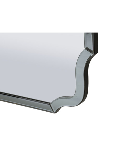 Grand Miroir mural oriental chic Rectangulaire 60x150 Bois MDF Gris Istanbul 