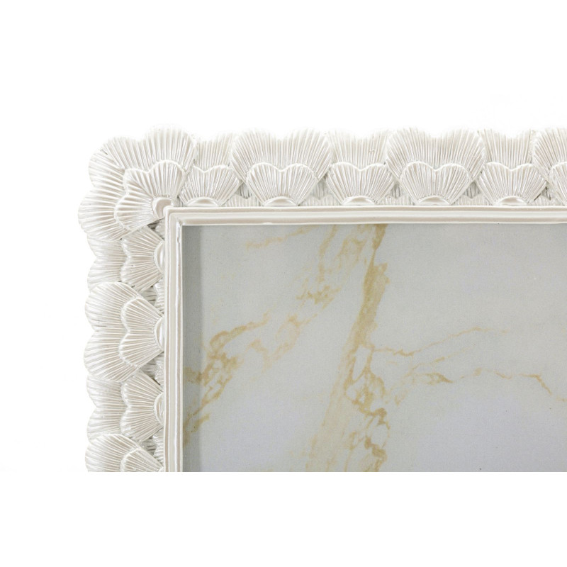 Grand Cadre photo romantique Coeurs pour photo 20x25 Résine Argenté Hearty 