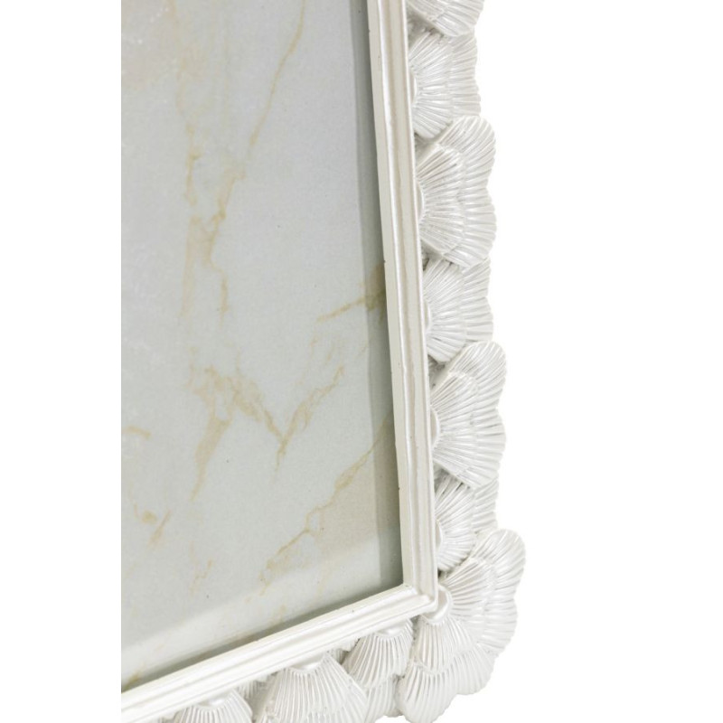 Grand Cadre photo romantique Coeurs pour photo 20x25 Résine Argenté Hearty 