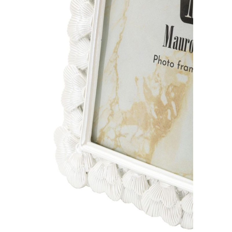 Cadre photo romantique Coeurs pour photo 15x20 Résine Argenté Hearty 