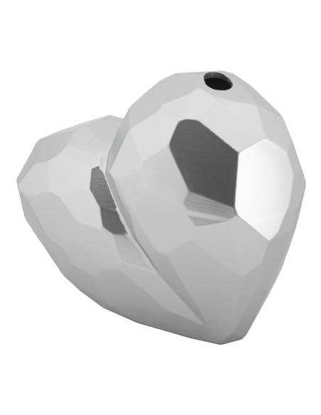 Vase moderne chic Coeur Résine Argenté Heart 