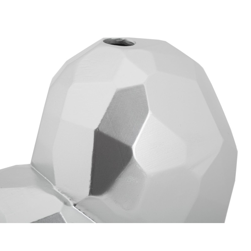 Vase moderne chic Coeur Résine Argenté Heart 