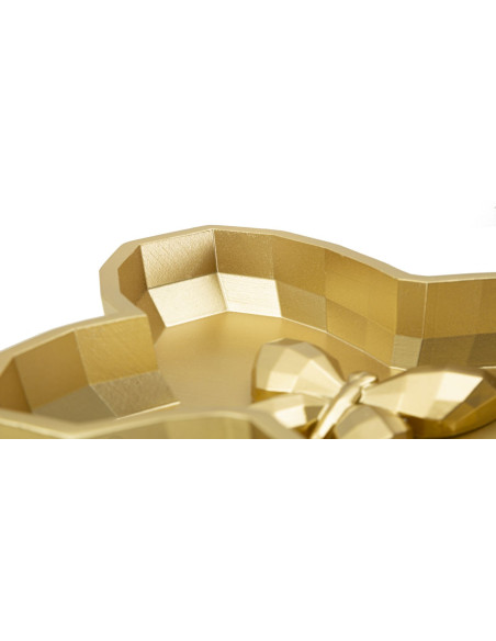 Vide poche moderne chic Papillon Résine Doré Butterfly 