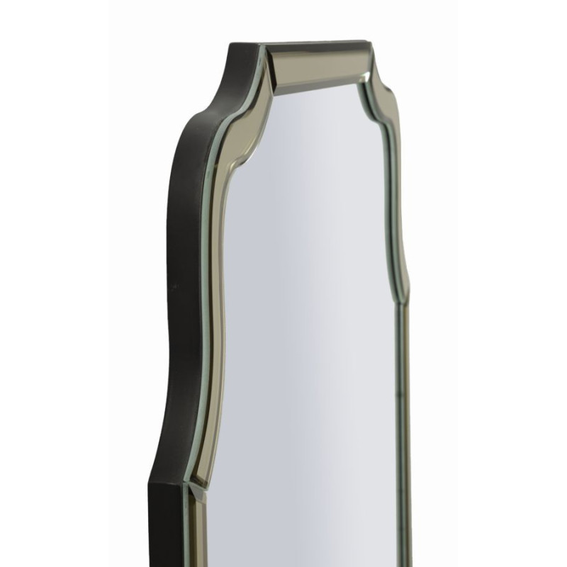 Grand Miroir mural oriental chic Rectangulaire 60x150 Bois MDF Doré Istanbul 