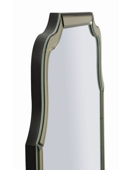 Grand Miroir mural oriental chic Rectangulaire 60x150 Bois MDF Doré Istanbul 