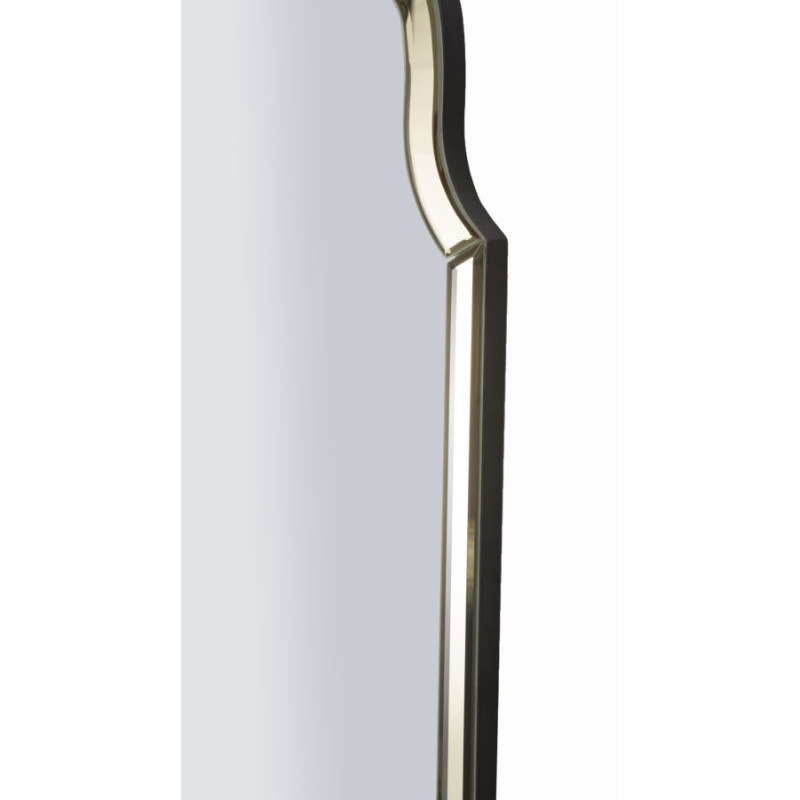 Grand Miroir mural oriental chic Rectangulaire 60x150 Bois MDF Doré Istanbul 