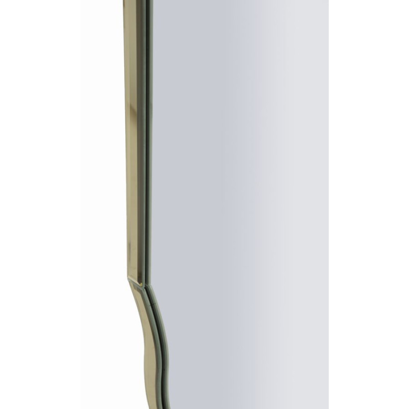 Grand Miroir mural oriental chic Rectangulaire 60x150 Bois MDF Doré Istanbul 