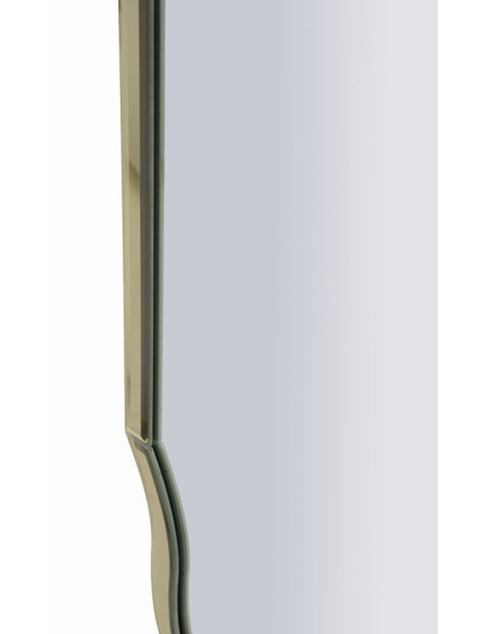 Grand Miroir mural oriental chic Rectangulaire 60x150 Bois MDF Doré Istanbul 