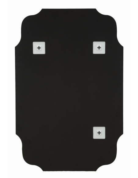 Grand Miroir mural oriental chic Rectangulaire 60x90 Bois MDF Doré Istanbul 