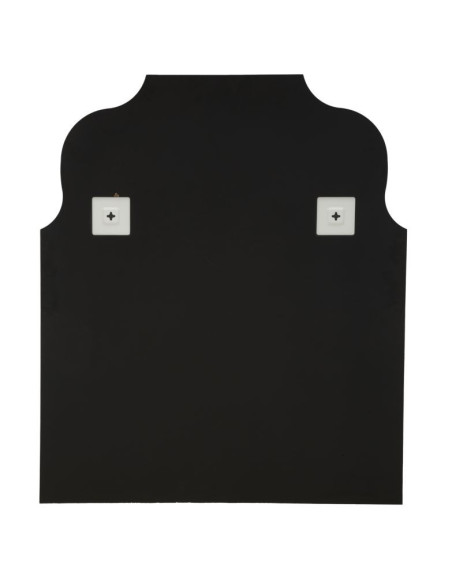 Grand Miroir mural oriental chic Arc 85x100 Bois MDF Doré Ankara 