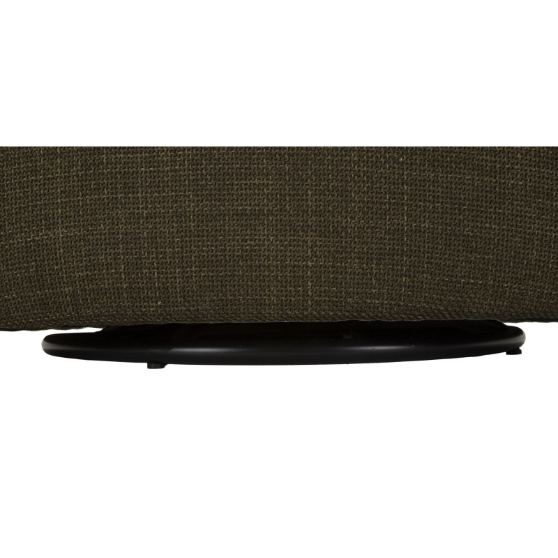 Fauteuil pivotant moderne chic Tissu Vert Blanc Siena 