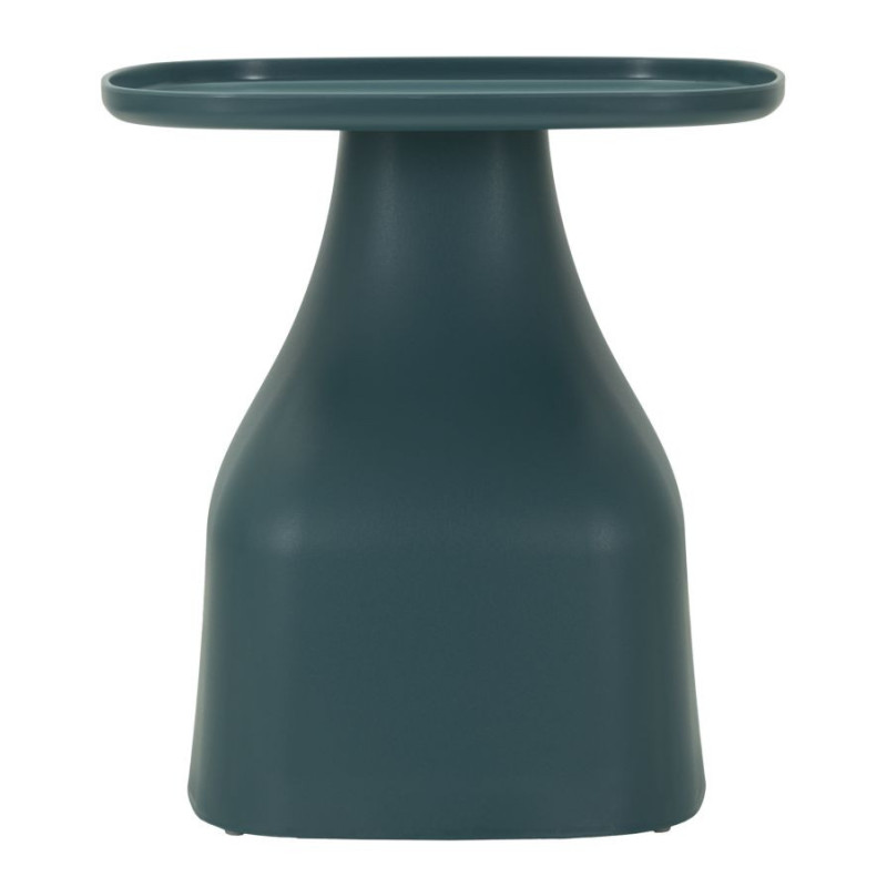 Table d'appoint moderne Carrée Hauteur 50 cm Polypropylène Bleu Gia 