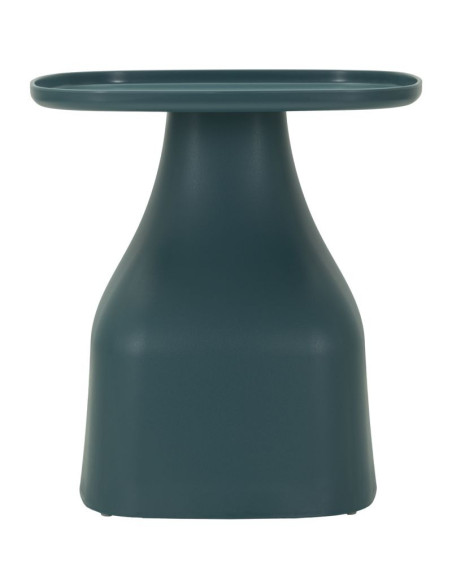 Table d'appoint moderne Carrée Hauteur 50 cm Polypropylène Bleu Gia 