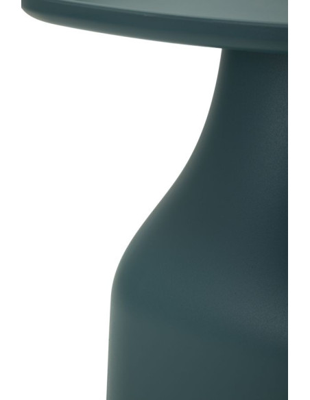 Table d'appoint moderne Carrée Hauteur 50 cm Polypropylène Bleu Gia 