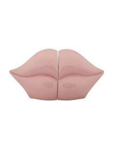 Serre Livres moderne chic Bouche Résine Rose Bocca 