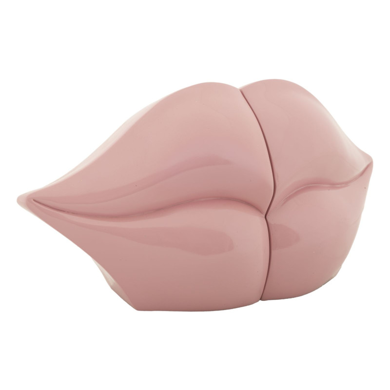 Serre Livres moderne chic Bouche Résine Rose Bocca 