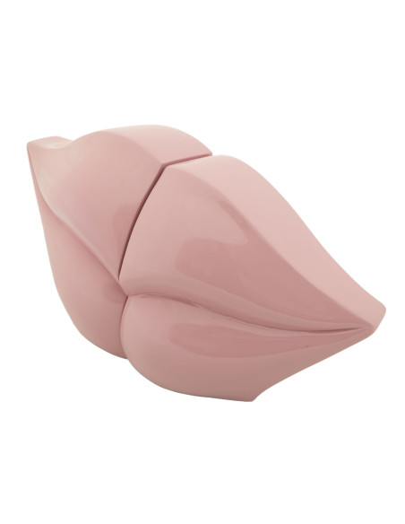 Serre Livres moderne chic Bouche Résine Rose Bocca 