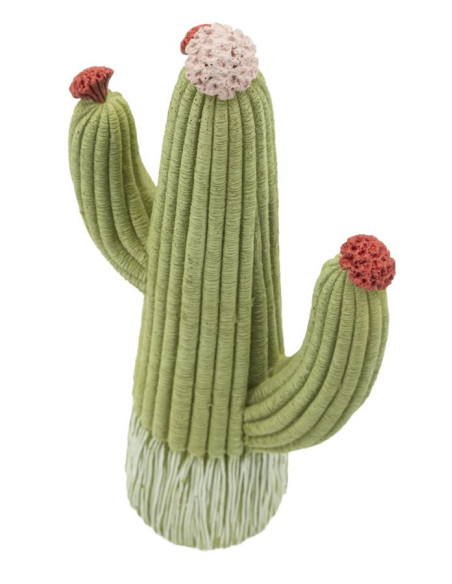 Statuette déco originale Cactus Hauteur 25 cm Résine Vert Cactacee 