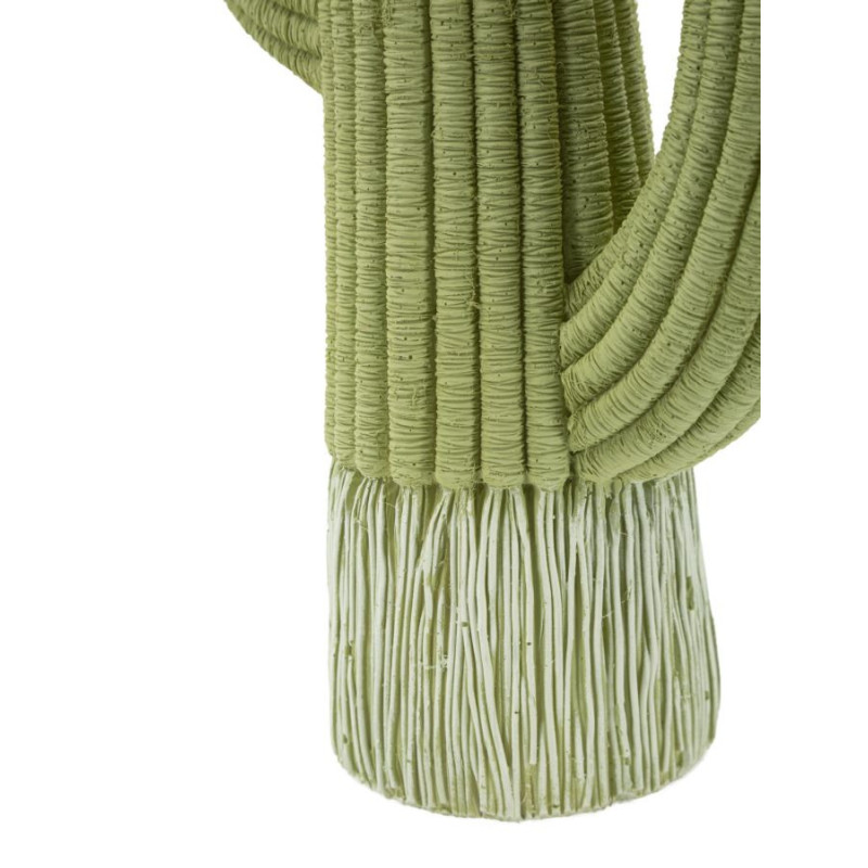 Statuette déco originale Cactus Hauteur 25 cm Résine Vert Cactacee 