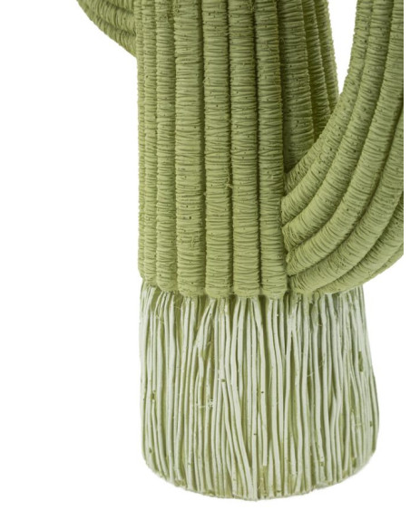 Statuette déco originale Cactus Hauteur 25 cm Résine Vert Cactacee 