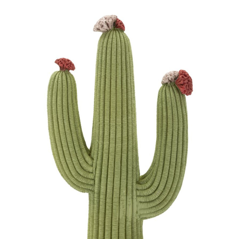 Grande Statuette déco originale Cactus Hauteur 45 cm Résine Vert Cactacee 
