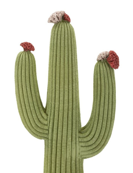 Grande Statuette déco originale Cactus Hauteur 45 cm Résine Vert Cactacee 