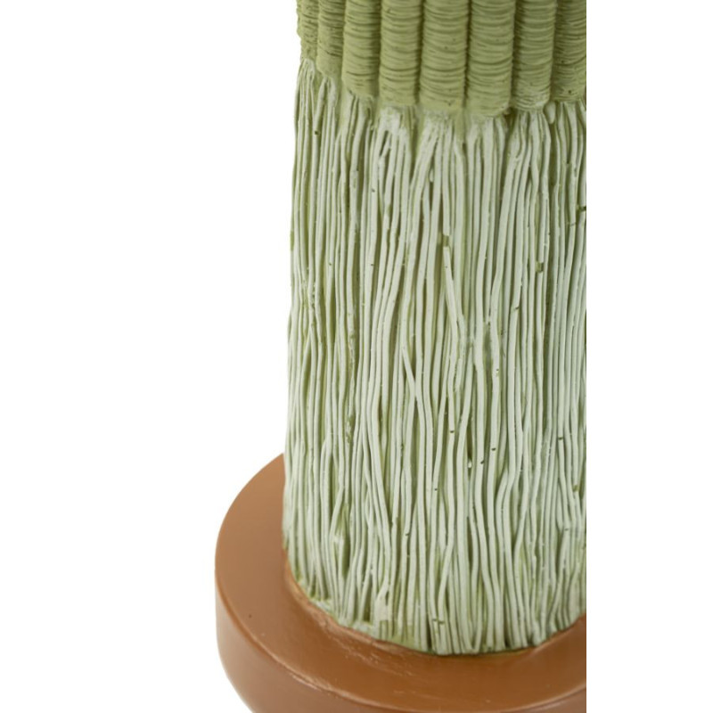 Grande Statuette déco originale Cactus Hauteur 45 cm Résine Vert Cactacee 