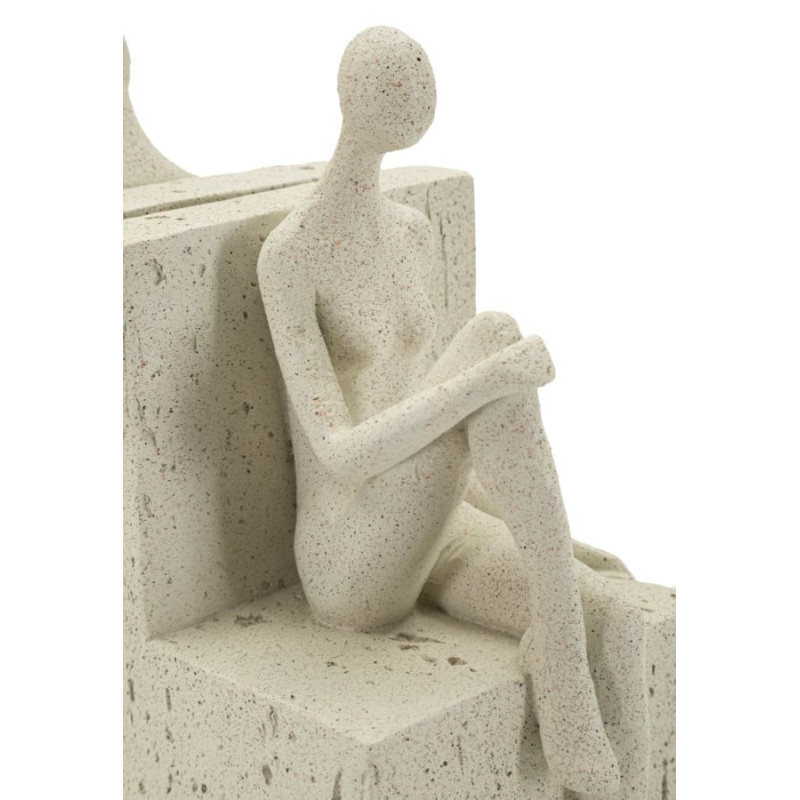 Serre livres abstrait Personnages...